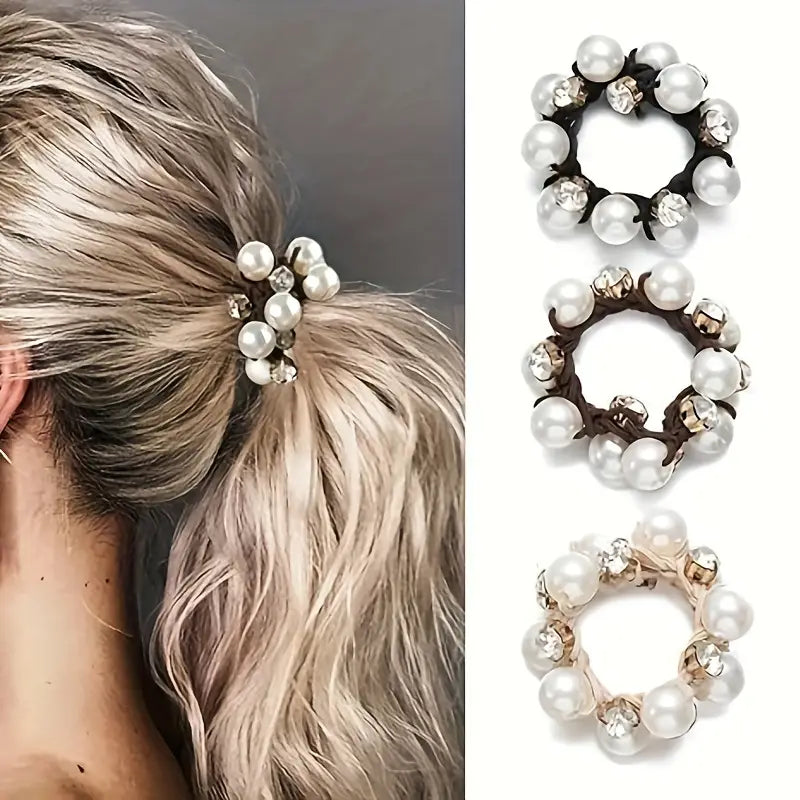 Elegant Artificial Pearl Headband(3Pcs/Set)