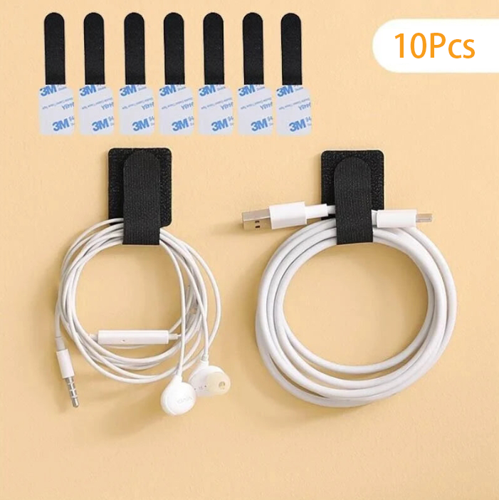10Pcs Velcro Wire Organizer