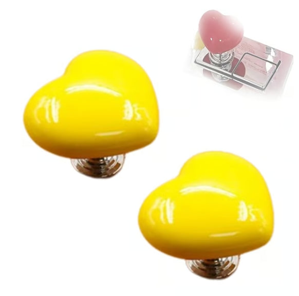 Love Shaped Colorful Button