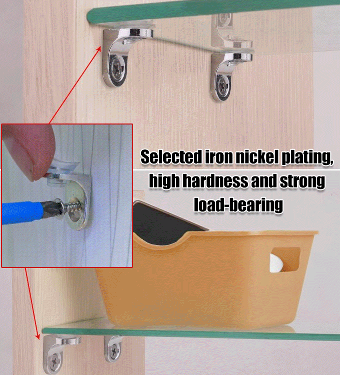 8Pcs Alloy Board Holder with Suction Cup Base