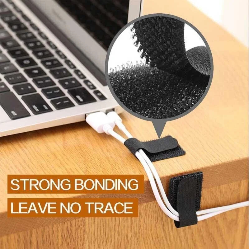 10Pcs Velcro Wire Organizer