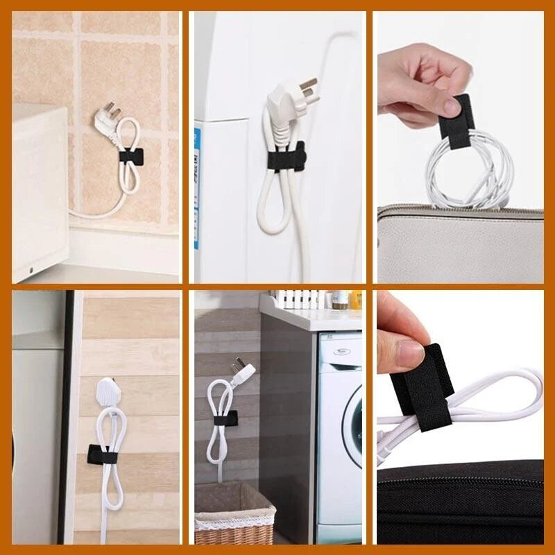 10Pcs Velcro Wire Organizer