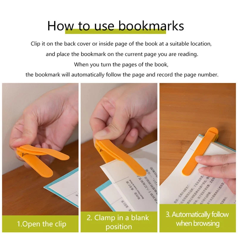 🔥Hot Sale🔥Strong Adsorption Silicone Bookmarks