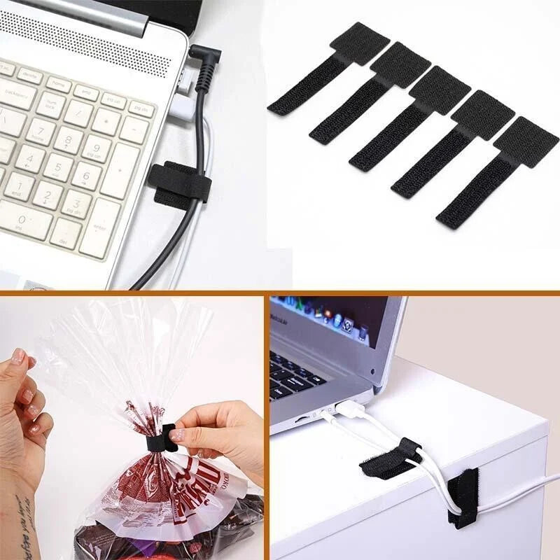 10Pcs Velcro Wire Organizer