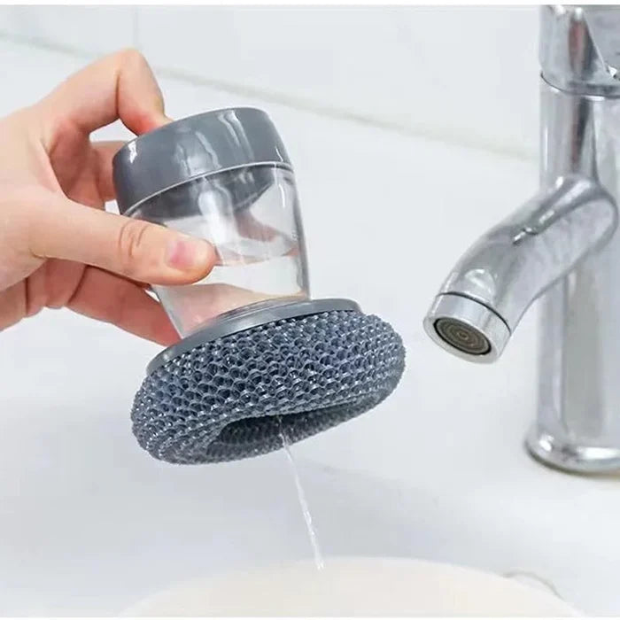 🔥 BIG SALE - 49% OFF🔥🔥Kitchen Soap Press Dispensing Palm Brush