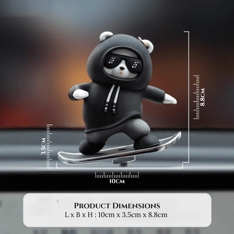 SwaggyPanda™ Super-Cool Dynamic Motion Car Dash Accessory
