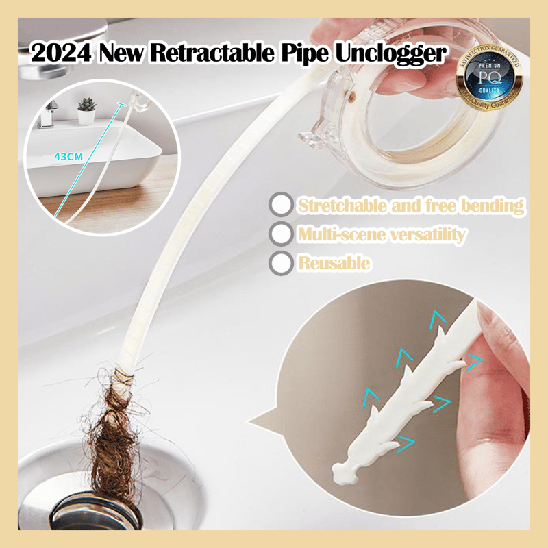 🎁2024 New 🎁Retractable Pipe Unclogger