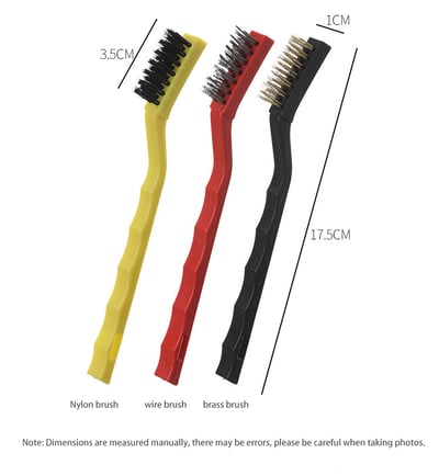 3 Multi-functional Stainless Steel Cleaning Brushes