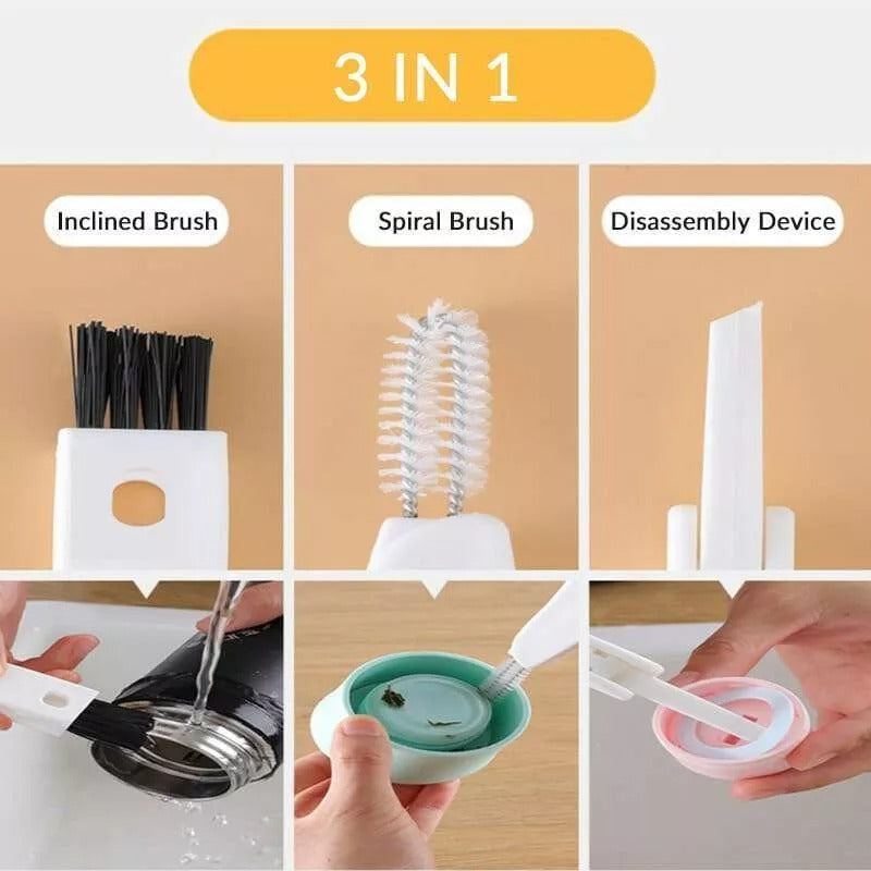 3 in 1 Multifunctional Detail Cleaning Brush(Buy 1 Free 1)