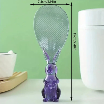 2Pcs Rabbit Rice Spoon