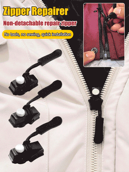 Removable zipper repairer