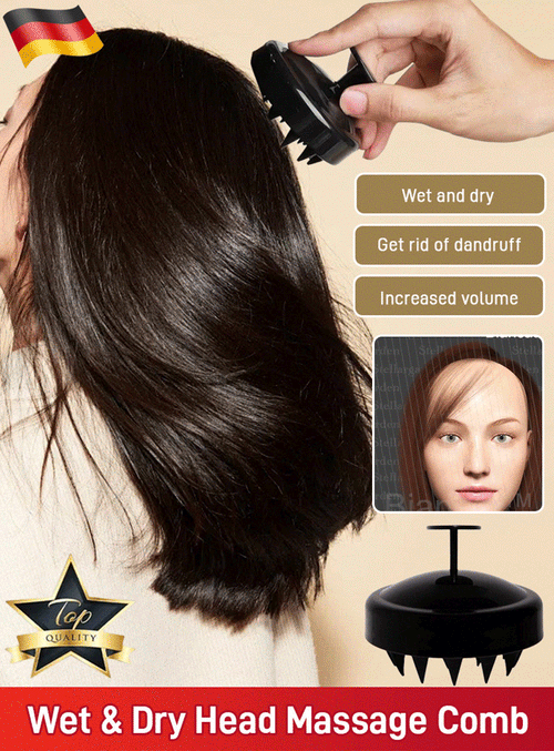 Wet & Dry Head Massage Comb