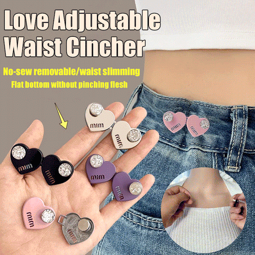 Adjustable Waist Buckle with Love