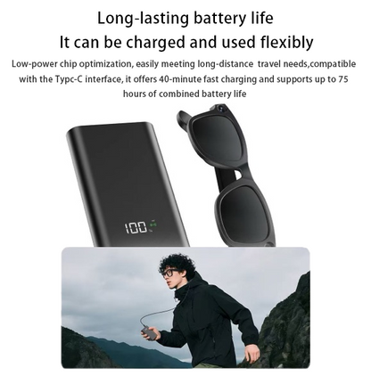 👓AI Smart Glasses – Speak, See, Record Smarter📷