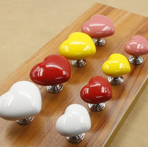 Love Shaped Colorful Button