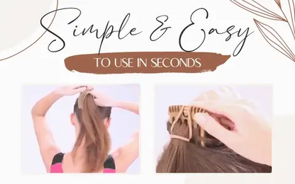 Fluffy HairPonytail Comb