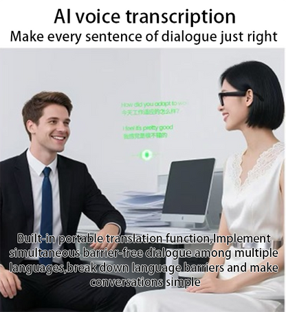 👓AI Smart Glasses – Speak, See, Record Smarter📷