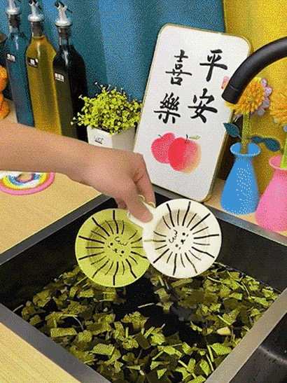 Liftable Rabbit Ear Sink Filter Basket