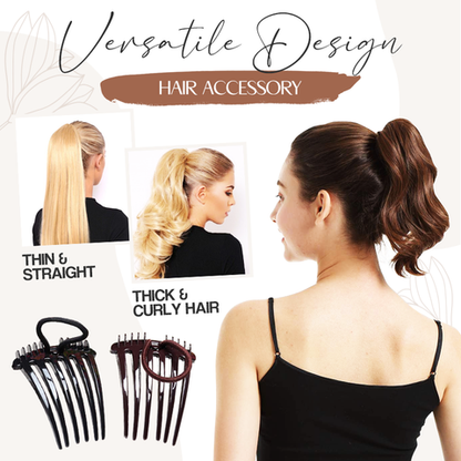 Fluffy HairPonytail Comb