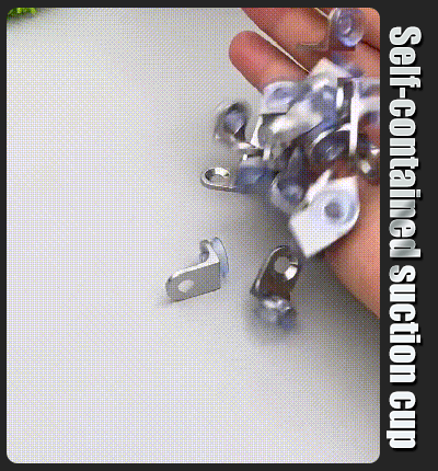 8Pcs Alloy Board Holder with Suction Cup Base