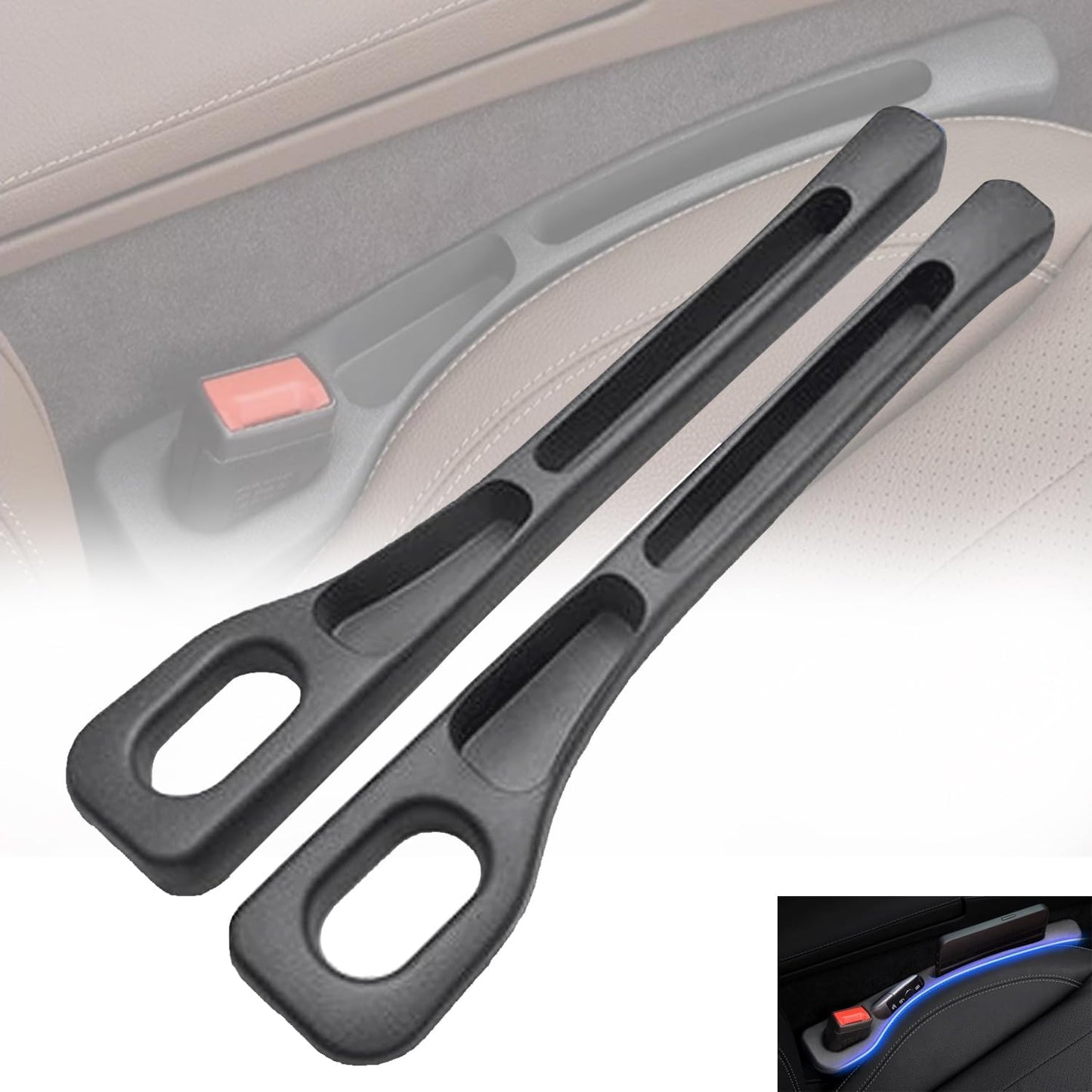 High-Quality Car Seat Gap Filler - Easy Installation- FIT FOR ALL CARS-ONE PAIR