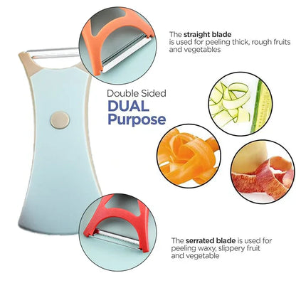 2-in-1 Rotary  Multifunctional Peeler