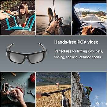 1080P HD Camera Glasses with UV Protection