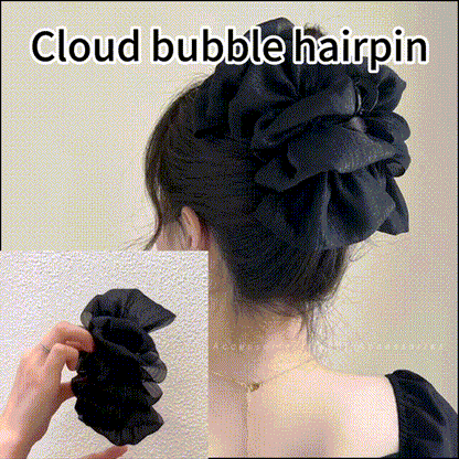 Cloud bubble hairpin
