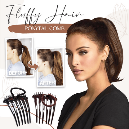 Fluffy HairPonytail Comb