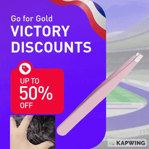 2Pcs Multipurpose Stainless Steel Eyebrow Tweezers