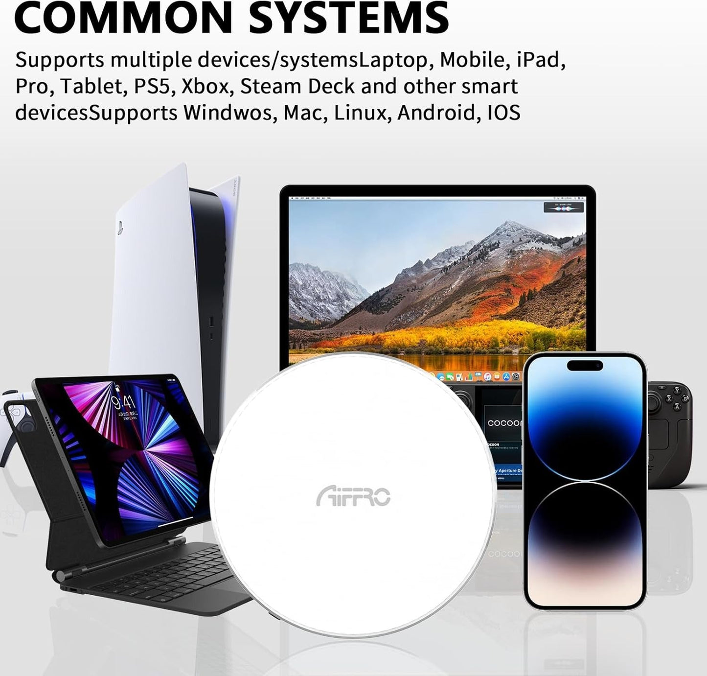 P10 Magnetic PSSD 1TB，for iPhone & Android MagSafe Portable SSD, Upto 2000MB/s-Type-C, SM2320