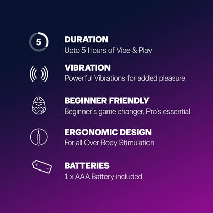 Rose Shape Rechargeable Personal Massager with Multiple Vibration Modes