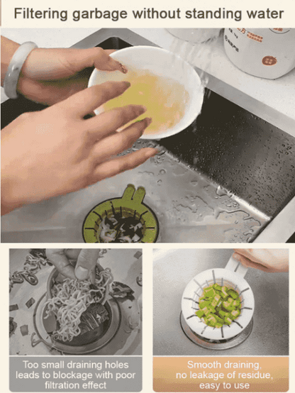 Liftable Rabbit Ear Sink Filter Basket