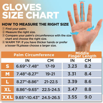 Winter Gloves Women / Men Ski Gloves Liners Thermal Warm Touch Screen, Perfect for Cycling, Running, Driving, Hiking, Walking, Texting, Freezer Work, Gardening, and Daily Activities